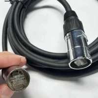 Custom RJ45 Metal Connector Male Ethernet Waterproof Network Extension Cable PVC Insulated for Electronic Computer Applications