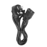 AC Power Cords with CN Plug UK/US/EU/AU Plug to IEC End Type for Power Cable Connectivity