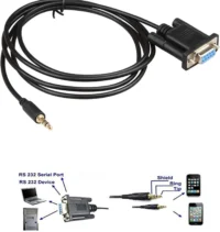 PL2303 DB9 Male to DC 3.5mm Male RS232 Serial Cable PVC Insulated for Electronics