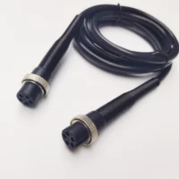 Custom Ip67 Waterproof Connector M12 Circular Male Female Aviation Waterproof Connector Y Shape M12 Cable