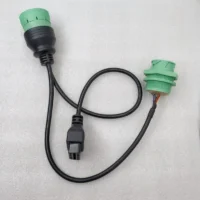 J1939 Type 2 To Obd2 & J1939 Auto Diagnostic Wiring Harness With Nut Y-splitter Cable 24awg Auto Wire Harness