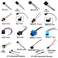 H11 H9 H8 880 881LED Wiring Harness Adapter Headlights Fog Lights Cable Assembly Auto Wire Harness Electronic