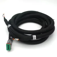 OEM Wiring Harness Custom Waterproof W Assembly Connectors AT06-8SA Corrugated Tube