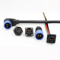 SP13 SP17 SP21 Bulkhead IP68 Waterproof Plug & Socket Connector 2pin 3pin 4pin 5pin 6pin 7pin 9pin 10pin 12pin 14pin
