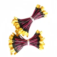 OEM 14AWG XT60 Parallel Quadcopter Power Distribution Cable Dual Extension 14AWG Parallel Battery Connector Wiring Harness