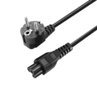 Hot Sales EU Standard 3 Pin to IEC C5 C6 Plug Power Cable Mickey Mouse Male Plug EU Plum Blossom Plug Power Cords