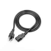 AC Power Cords with US Plug IEC C13 PVC Insulation 3*0.3/0.5/0.75/1.0/1.5mm AC Power Cable of Various Sizes