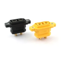 XT90NE-F High Current DC Type Panel Mount Connector 45A/50A RC for Lithium Battery/UAV Male/Female Pin Contacts"