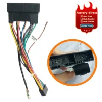 OEM ODM Custom Auto Wiring Harness PVC Jacket Stereo Radio Wiring Adapter for Car Audio Radio Wire Harness