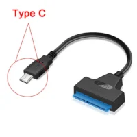 OEM/ODM USB 3.0 / USB 2.0 / USB Type-C to SATA 2.0 External Hard Drive Data Cable for Desktop HDD Converter