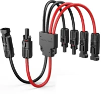 2-3-4-6-8 Panel Solar Connectors Y Connector Cable and Solar Wires Wiring Harness for Efficient Solar Panel Installation