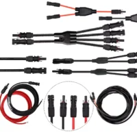 Various Solar Panel Wires and Connectors 10awg, Solar Cable Splitter Y Branch Parallel Adapter Solar Extension Cable