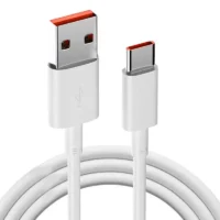 1M Fast-Charging 6A USB Type-C Cable Micro-USB Compatible PVC Jacket Data Charger Cable