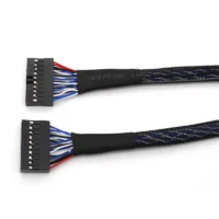 Custom LVDS Cable Laptop LCD  Display Cable Assembly 20 24 36 40 41 50 51 Pin LVDS Cable for Lcd Panel