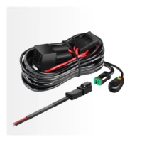 14/16AWG DT Connector Wiring Harness Kit with 1-Lead Power Relay Blade Fuse Off-Road LED Light Wiring Harness PVC Insulation