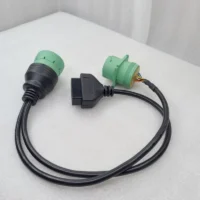 J1939 Type 2 to OBD2 Y-Cable 24AWG J1939 Wiring Harness for Vehicle Diagnostics Automotive Data Communication
