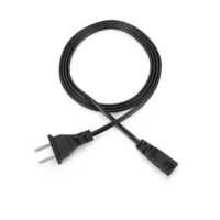 Ac Power Cords With Various Sizes 2*0.5/0.75/1.0/1.5mm With Cn 2 Pin Or Uk/us/eu/au/jp Plug To Iec End Type