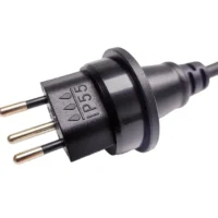 Factory Directly Sells IP55 Waterproof Power Cord 3PIN Plug swiss Power Cord Cable SEV Certified AC Power Cord