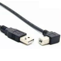 OEM/ODM USB B 90 Degree Adapter High Speed Printer/Scanner USB Printer Cable Usb2.0 a Male to B Male Printer Scanner Cord