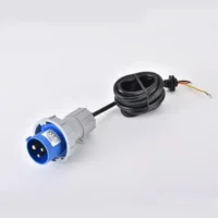 IP44 2P+E 16A 250V Single Phase caravan Plug Cable 3pin Industrial Plugs and Sockets Cable Cee Extension Cable