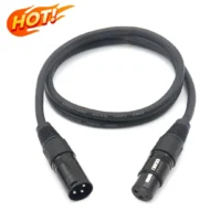 0.3M 1M XLR Female Male XLR Splitter Microphone Cable Converter 3pin Dmx signal Cable Studio Audio Wire Harness