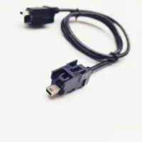 OEM/ODM Custom Mini-B to Mini-B Pol-A/C M 180 Degrees Automotive Usb Cable Wire Car GPS Navigation LCD Display Connect Cable
