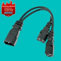 OEM ODM AC Adapter Cable Splitter Power PDU Cords Converter IEC C20 Plug C13 Socket Y for Computer Home Appliance C14 C13 C7 C5
