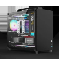 Factory Wholesale Portable Desktop Mini Gaming Computer case Compatible with ATX MATX Motherboard & Type C Port(MOQ300PCS)