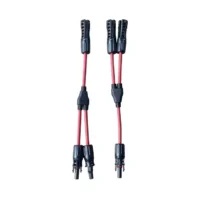 Solar Connectors for 2-3-4-6-8 Solar Panels Solar Wires Connectors Y Connector Cable Solar Panels Cable for Solar Panel