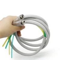 2/4 Holes Dental Silicone Air Turbine Tubing Tube Connector Copper Wiring Harness for Handpiece PVC for Industrial Medical Use