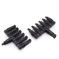 6 Way Y Branch DIY Mount Tool Solar Parallel Connector in Pair - Solar Wire Connectors for Connection Between Solar Panels