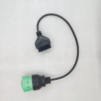 Reliable Automotive J1939 Type 2 Male Connector to OBD2 Cable PVC Insulated for Diagnostic and Data Communication