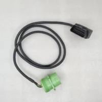 J1939 Type 2 Female Connector PVC Insulated OBD2 Right-Angle Pin Cable for Automotive Vehicle Diagnostics