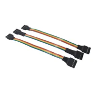 Custom Wire Harness Dupont 2.54 mm Pitch Connector Male to Male 6 Pin Flat Ribbon Cable Assembly