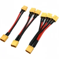 OEM Cable Amass Female to Male XT30 XT60 XT90 Wire Harness Cable Extension Wire With JST Futaba Connector Splitter  Battery