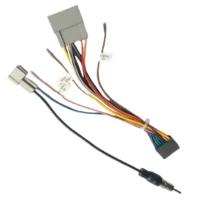 Auto Wire Harness Audio & Video Cables Car Stereo Media Player Navi Wire Harness with Power Cable Adapter
