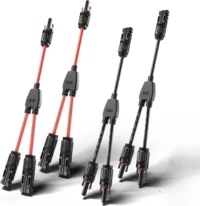 2-3-4-6-8 Panel Solar Connectors Y Connector Cable Solar Wires for Wiring Harness Essential for Efficient Solar Panel Connection