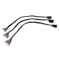 Oem Cable Wire Harness LVDS I-PEX FI-X30HL 20454-040 to 30 Pin PHD 2.0 Pitch Connector LVDS Cable for LCD LED Screen